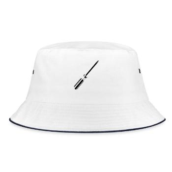 screwdriver - Bucket Hat - white/navy - Front