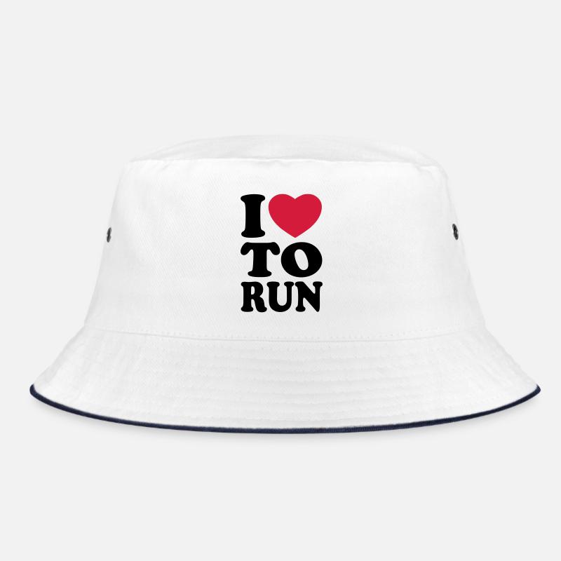I love to run Bucket Hat