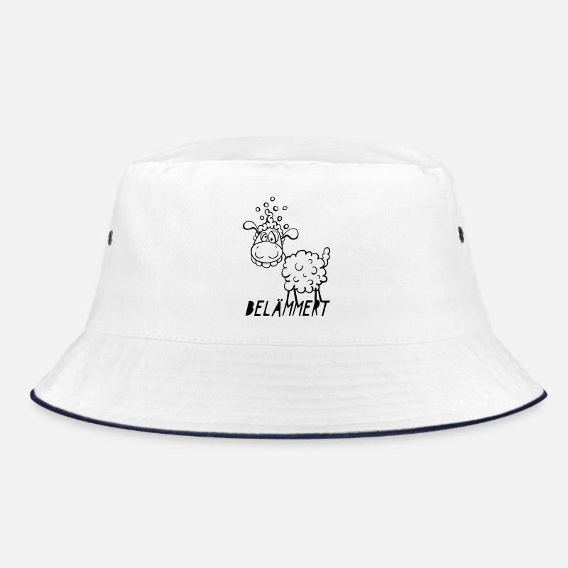 Schaf ist Belämmert - Bucket Hat - Weiß/Navy