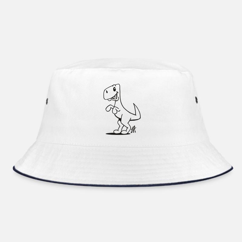 T-Rex souriant : Design Couleur Unique Bob