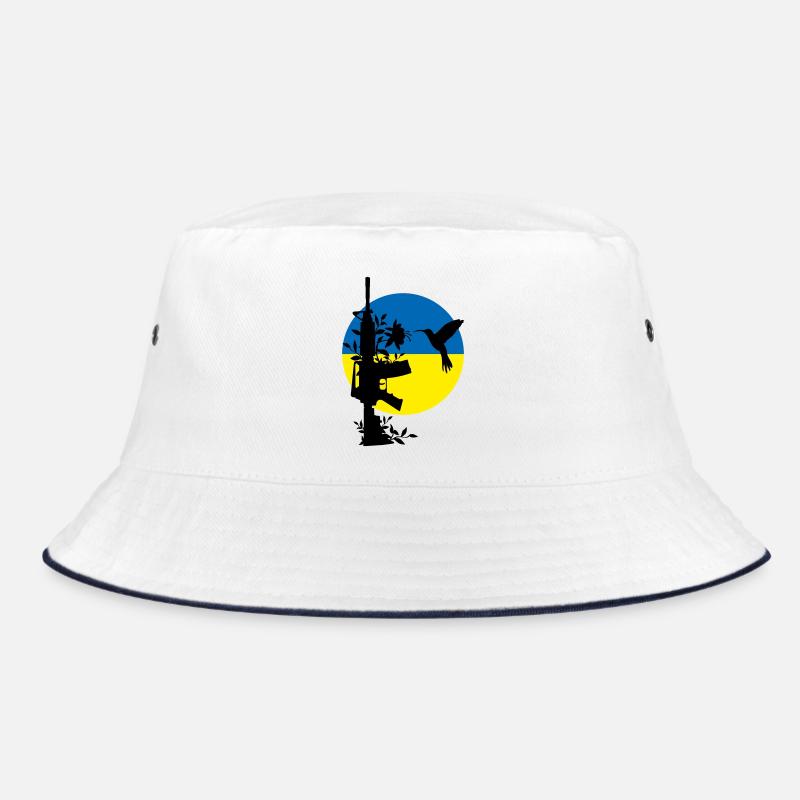 peace no war ukraine Bucket Hat