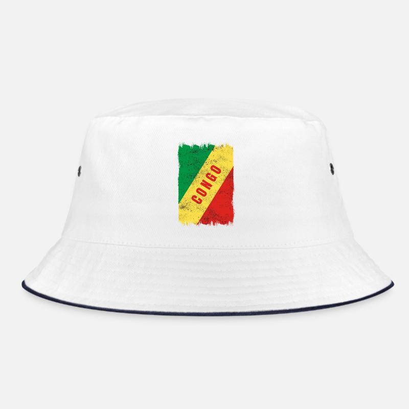 Congo flag Bucket Hat