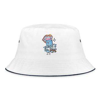 Bouche chaude avec de la glace - Bob - blanc/marine - Devant