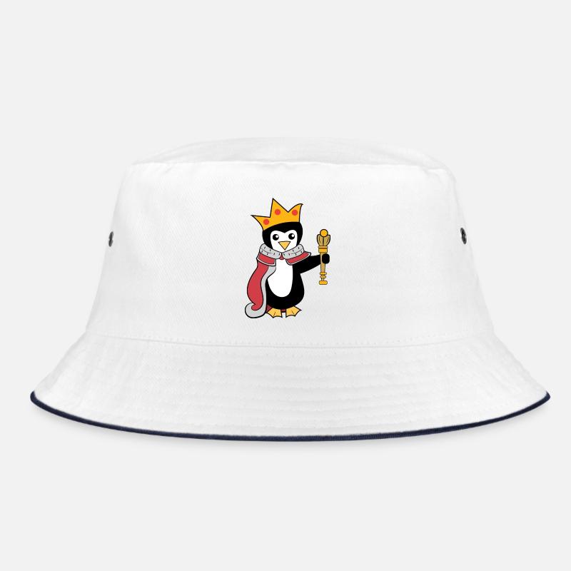 Tier Zoo Vogel Pinguin Antarktis Seevogel Bucket Hat