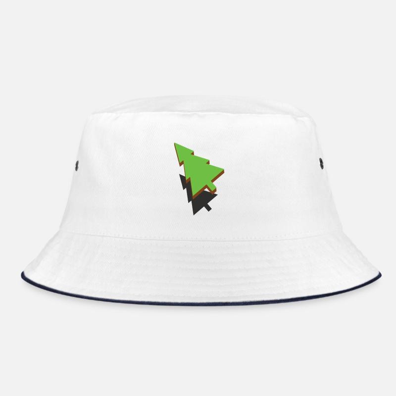 3d Christmas Tree Bucket Hat