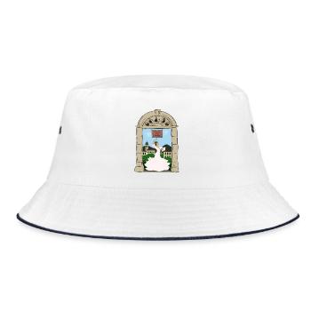 Calle del Laurel - Bucket Hat - Weiß/Navy - Vorne