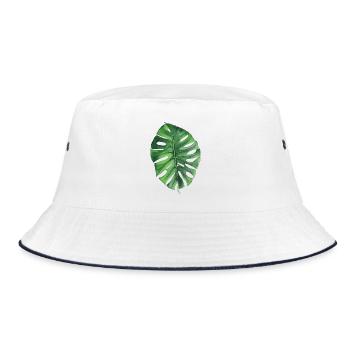 Monstera - Bob - blanc/marine - Devant
