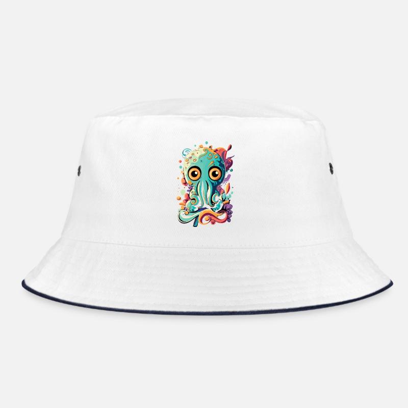 Octopus Squid - Baby Squid Octopus Bucket Hat