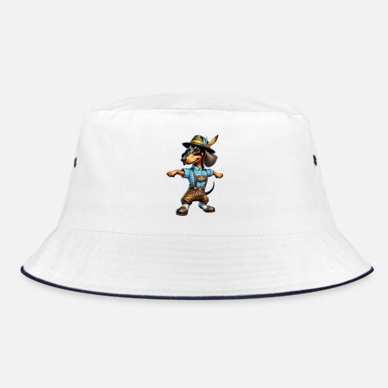 Dackel Hund Bayern Bucket Hat