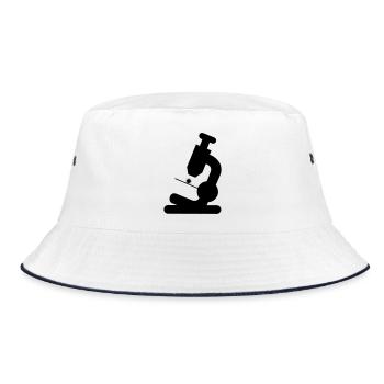 Microscope - Bucket Hat - white/navy - Front