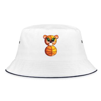 8e anniversaire - Basketball Beaver - EIGHT - Bob - blanc/marine - Devant