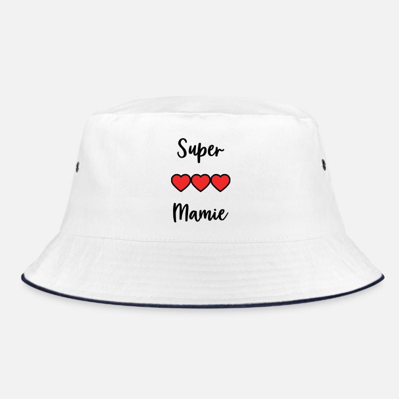 SUPER MAMIE - Bob - blanc/marine