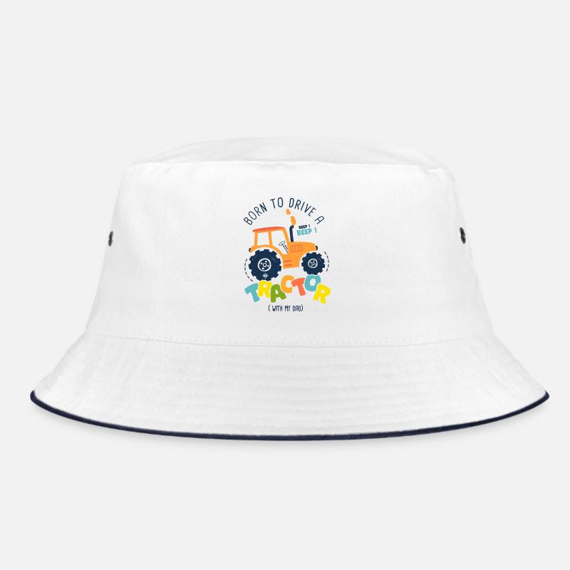 Geboren für einen Traktor mit meinem Papa Bucket Hat
