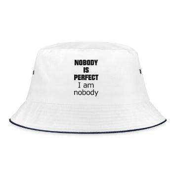 Funny Sayings Meme - Bucket Hat - white/navy - Front
