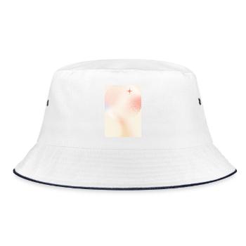 Mengdesigns: Show Me the Way - Bucket Hat - white/navy - Front