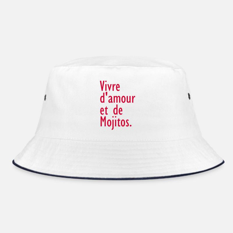 Living on love and Mojitos Bucket Hat