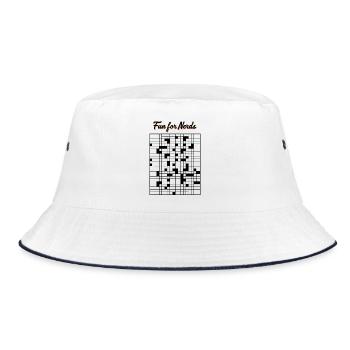 Spaß für Nerds - Bucket Hat - Weiß/Navy - Vorne