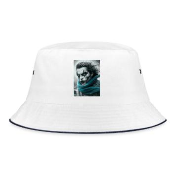 Held - Bucket Hat - Weiß/Navy - Vorne