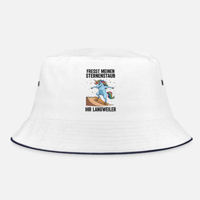 Skateboard-Einhorn Bucket Hat