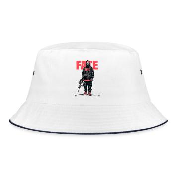 Fate Skeleton - Bucket Hat - white/navy - Front