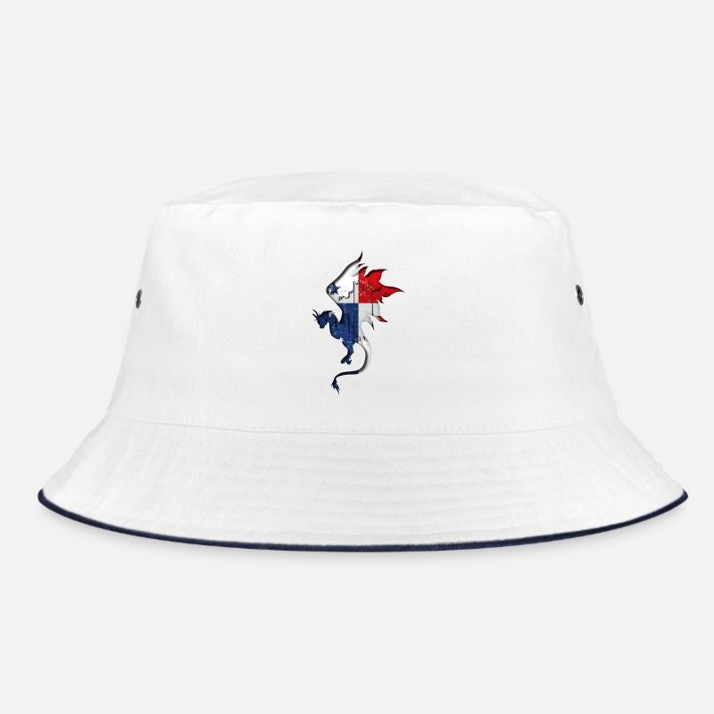 Drapeau du Panama - Silhouette de dragon Bob