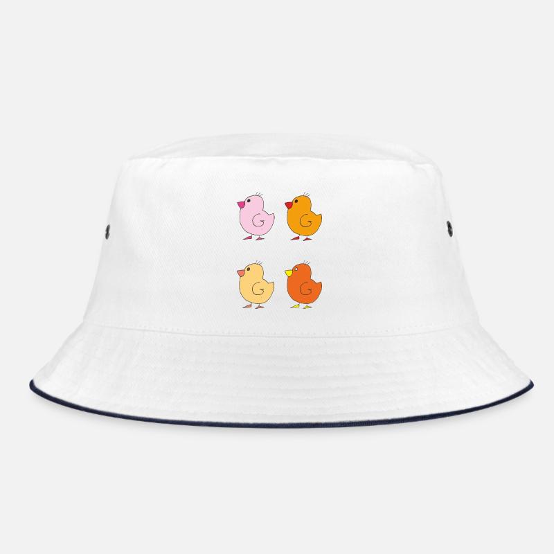 Illustrations colorées de canetons Bob