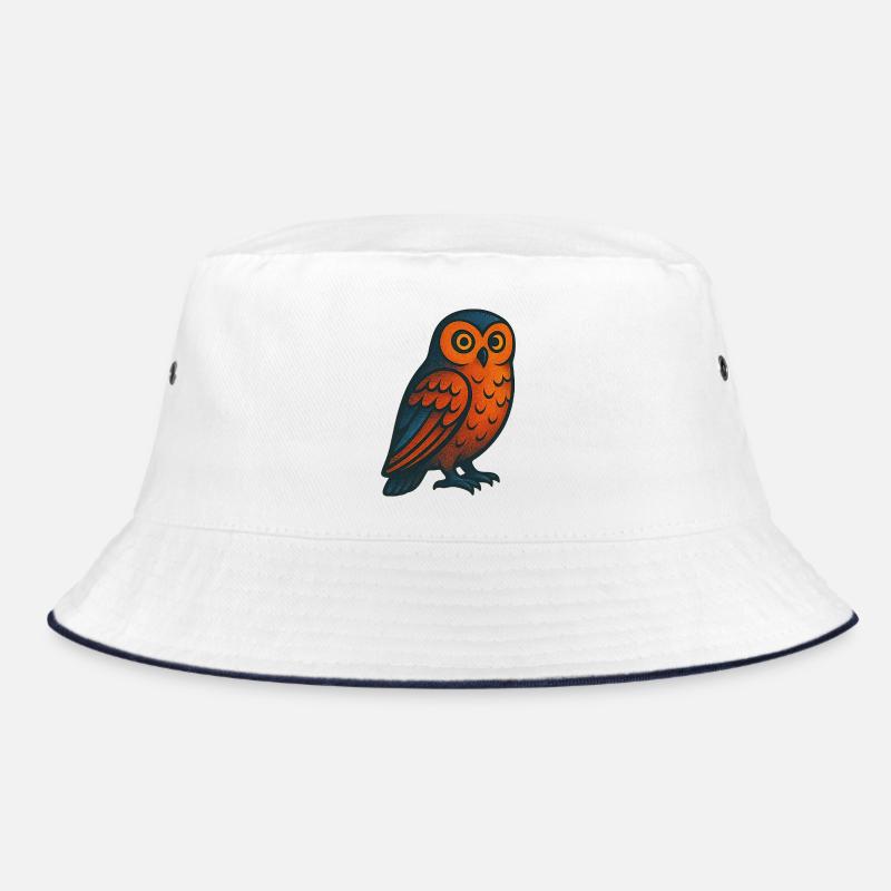 Eule mit Muster Bucket Hat