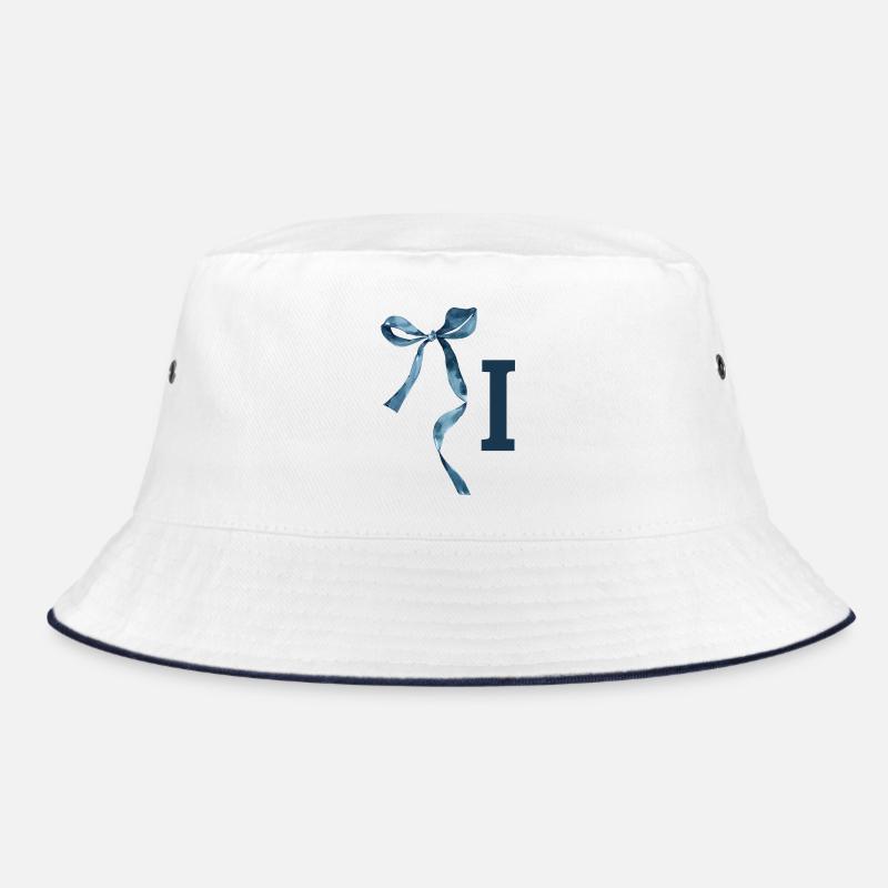 Monogram i gift idea Bucket Hat