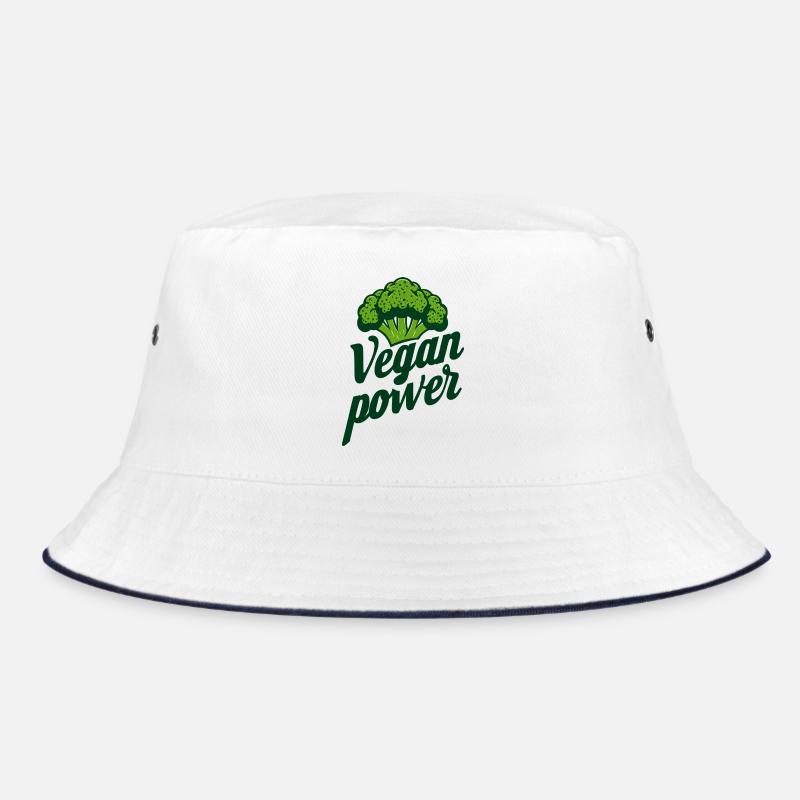 Vegan Power Broccoli Bucket Hat