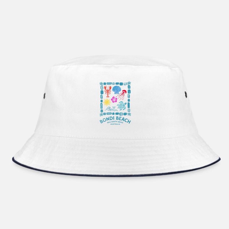 Bondi Beach Muster Australien Bucket Hat