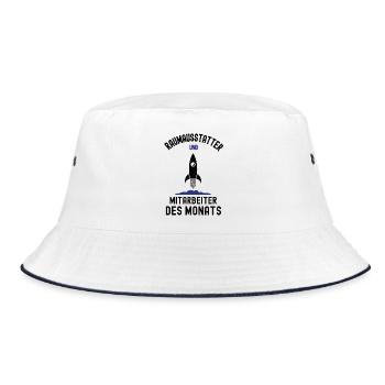 Employee of the Month Interior Decorator Decorator - Bucket Hat - white/navy - Front