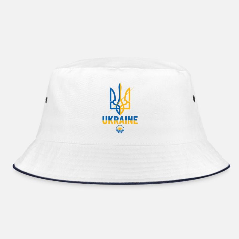 Trident Crest in Blue and Yellow Bucket Hat
