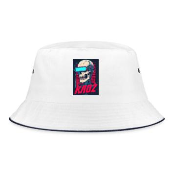 Kaoz Cyber Skull VR Neon - Bob - blanc/marine - Devant