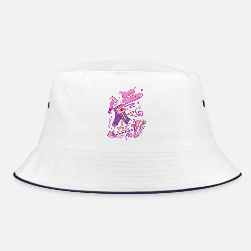 Neon Dance Ghettoblaster-Vibe Bucket Hat
