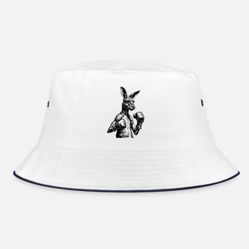 Känguru mit Boxhandschuhen schwarz :) Bucket Hat