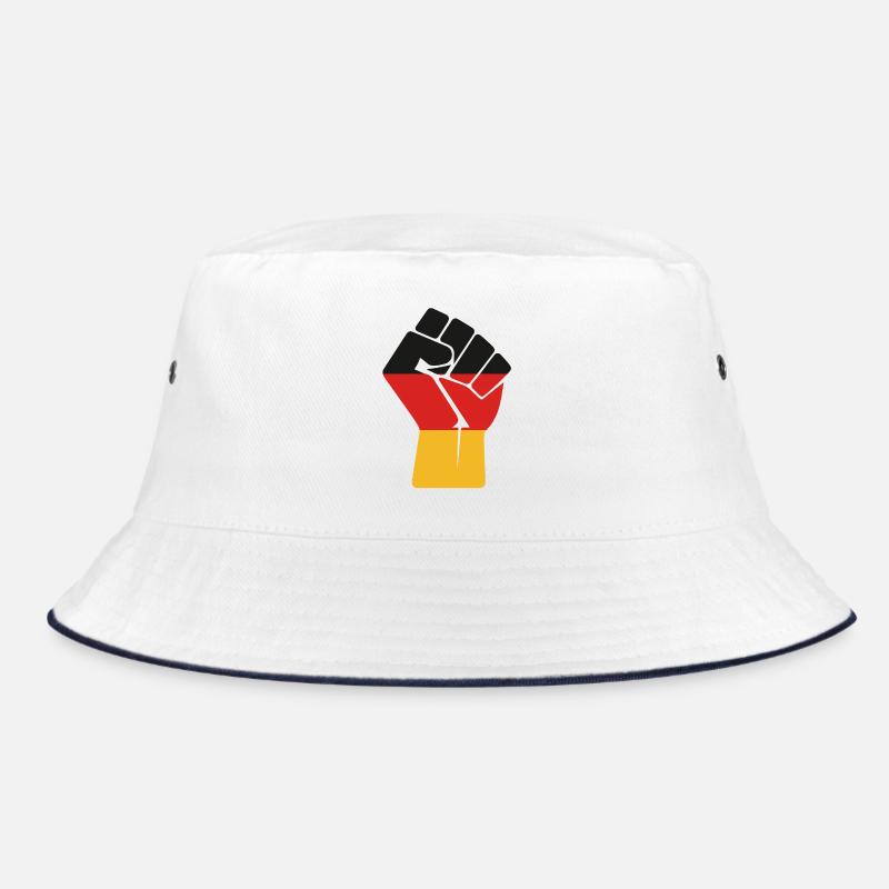 Flaggenfaust Kraft der Einheit Bucket Hat