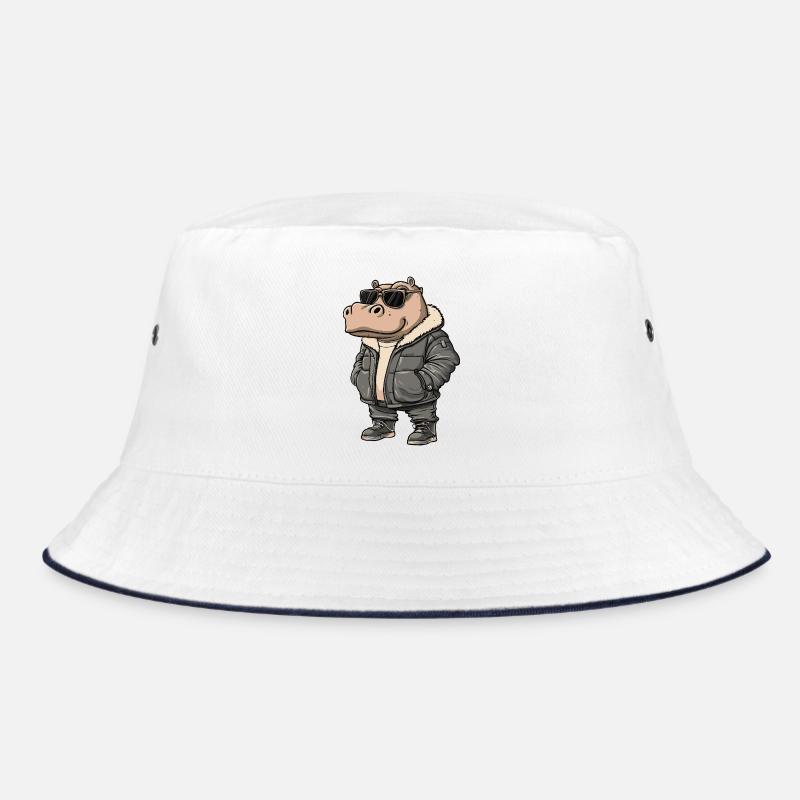 Nilpferd Cool Winter Bucket Hat