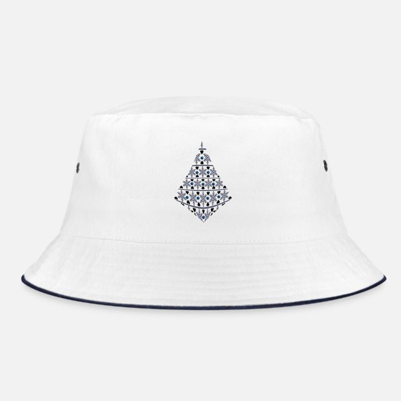 Snowflake Tree Ornament Bucket Hat