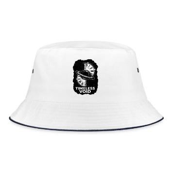 TIMELESS VOID – Das schwarze Loch der Zeit - Bucket Hat - Weiß/Navy - Vorne