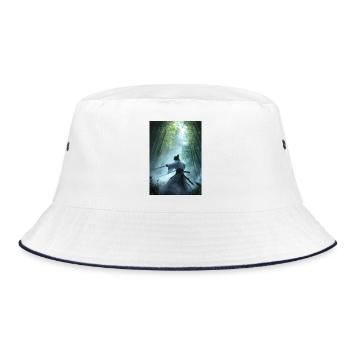 Samouraï dans la forêt - Bob - blanc/marine - Devant