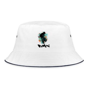 Vélo BMX - Bob - blanc/marine - Devant