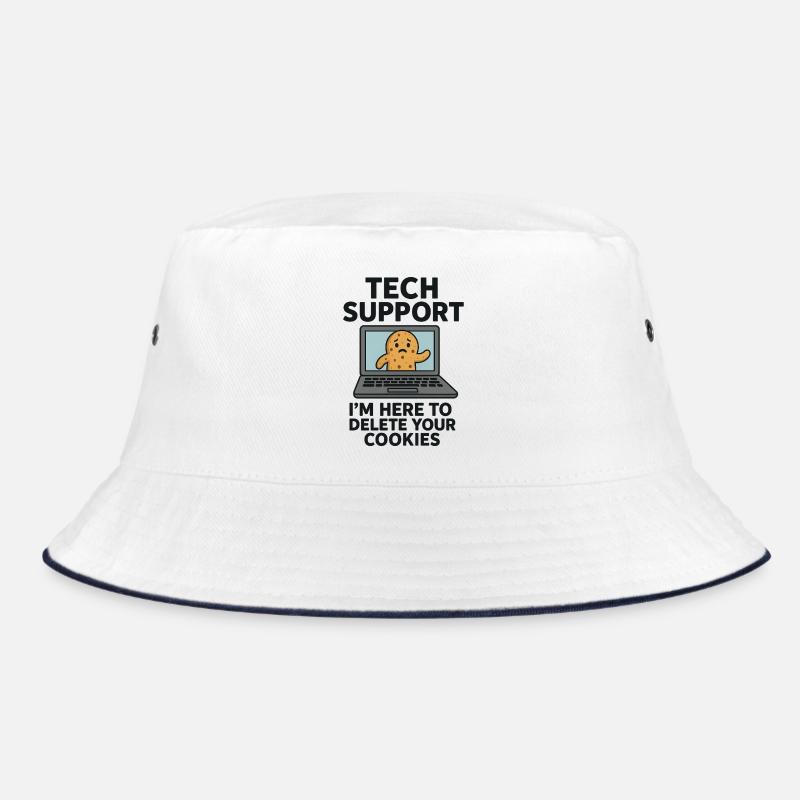 Tech Support I'm Here To Delete Your Cookies Bucket Hat