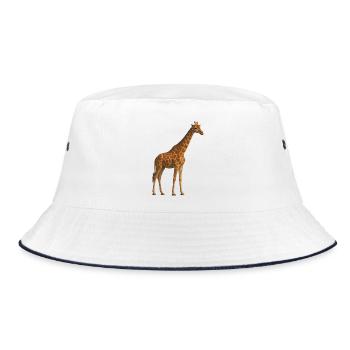 Girafe dans un ton naturel - Bob - blanc/marine - Devant