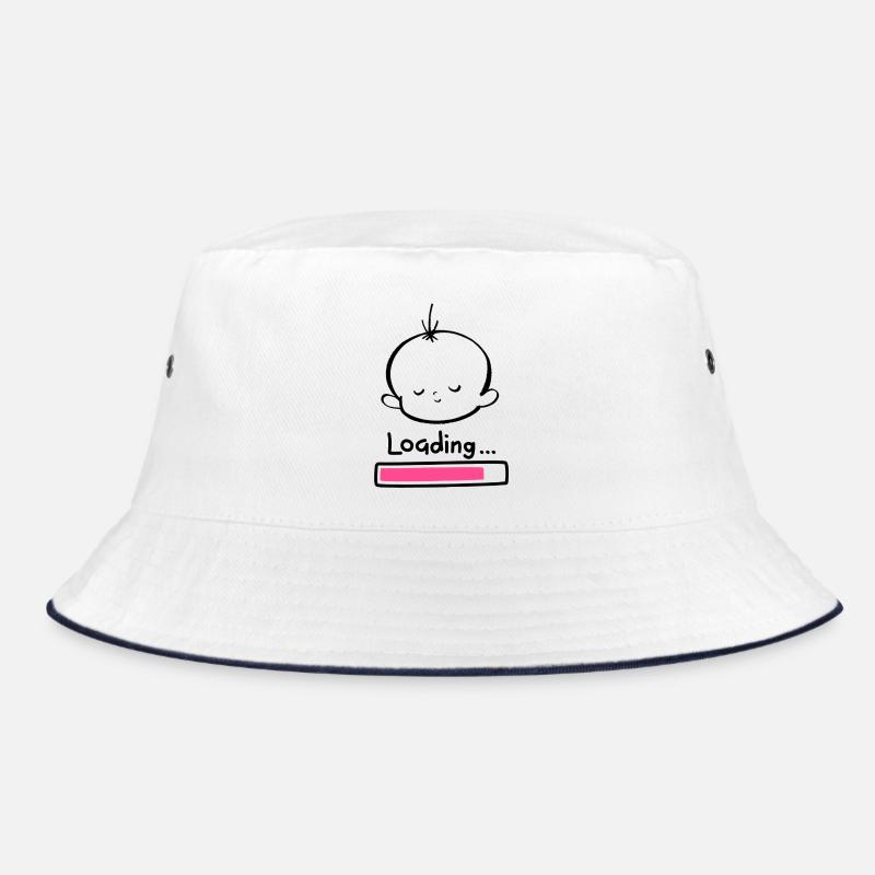 Baby Loading minimal Design Bucket Hat