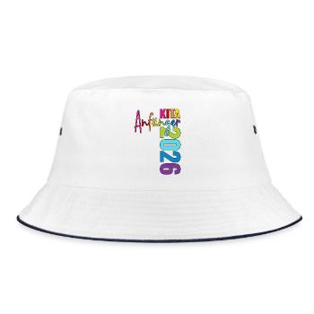 Daycare Beginners 2026 - Bucket Hat - white/navy - Front