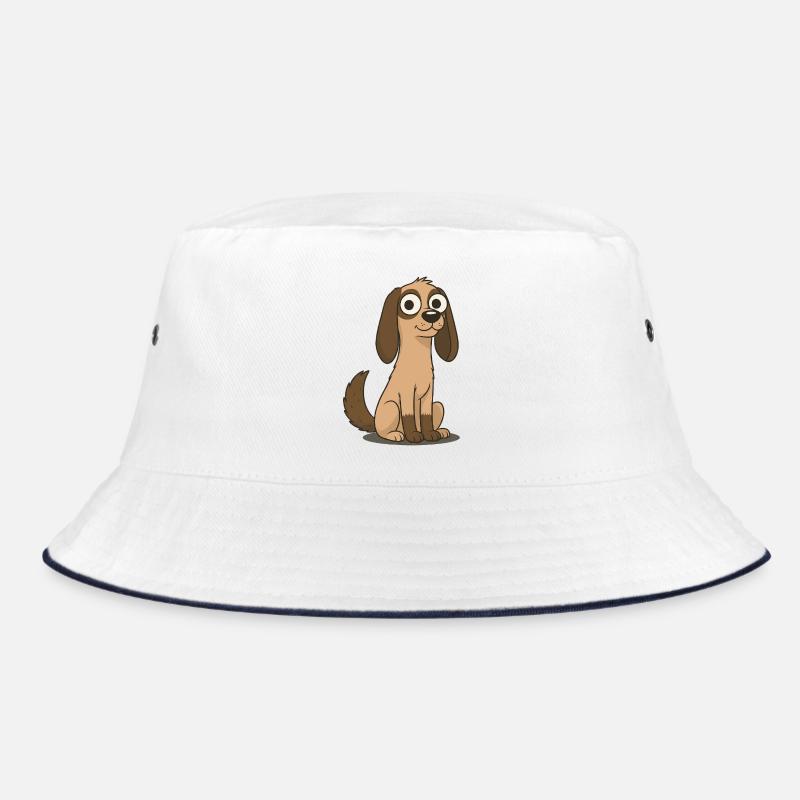Curious Cartoon Beagle Bucket Hat