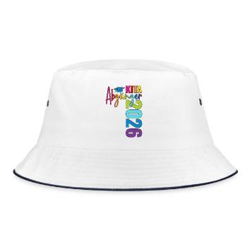 Daycare graduates 2026 - Bucket Hat - white/navy - Front
