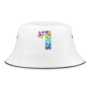 Daycare graduates 2026 - Bucket Hat - white/navy - Front