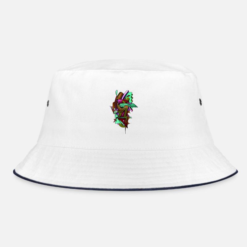 Kaleidoscope Graffiti Composition Bucket Hat