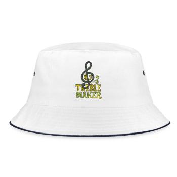 T-shirt Treble Maker Logo - Bob - blanc/marine - Devant
